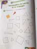 les formes triangles et carrés