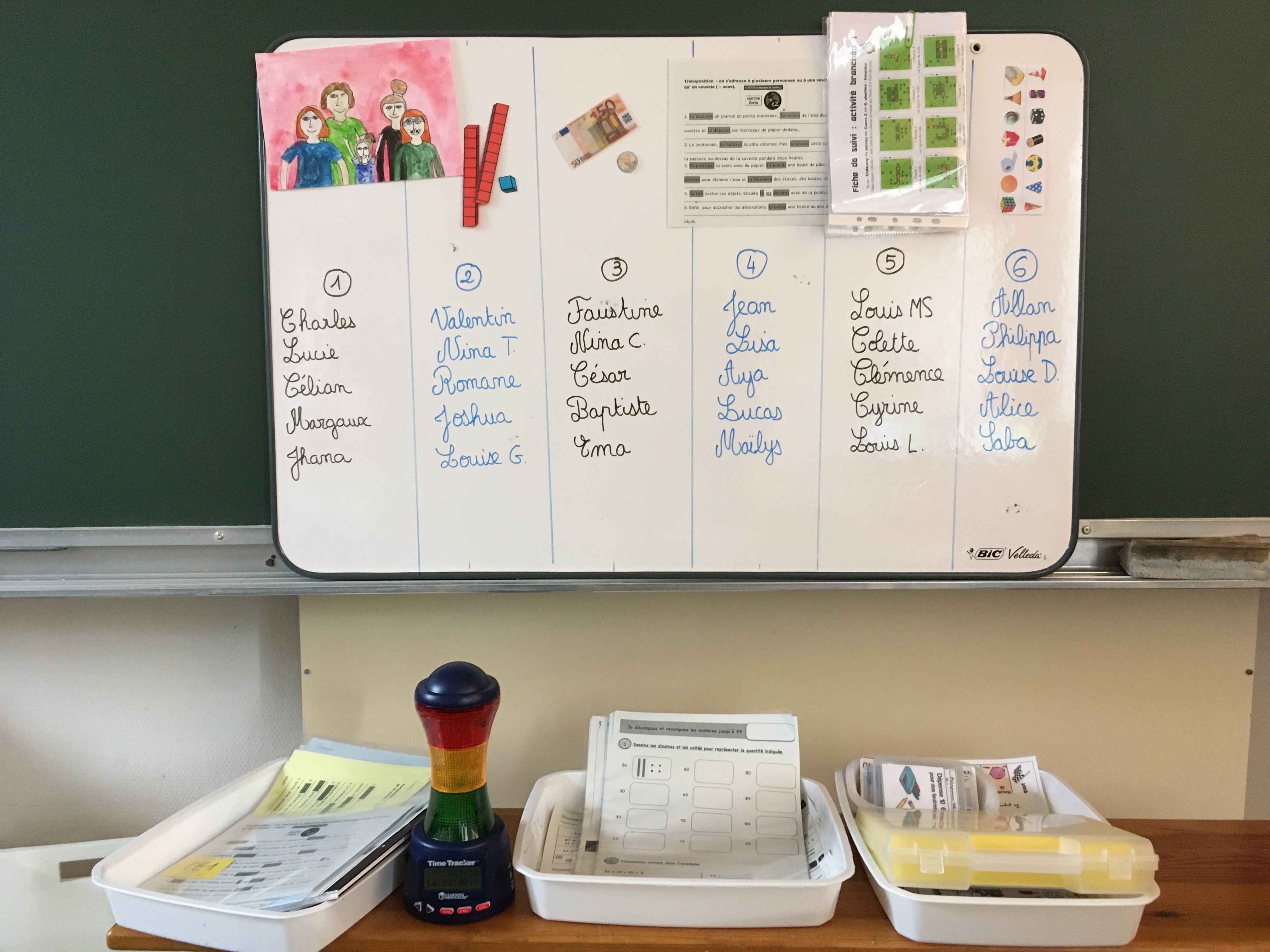 CE1/CE2 : Travail en ateliers - Les écoles de La Genette à La Rochelle