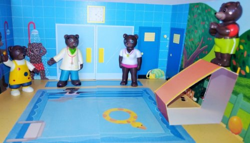 2 Les Personnages De L Histoire Petit Ours Brun A La Piscine Ecole Maternelle Les Brizeaux Niort