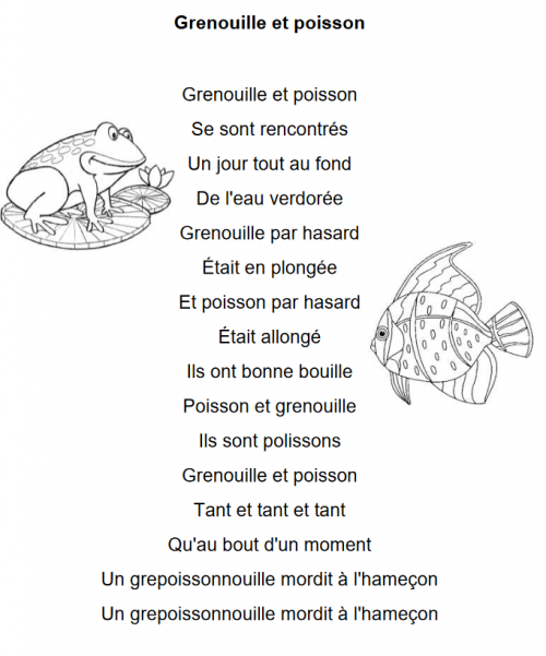 La grenouille à grande bouche Ecole maternelle Les Brizeaux Niort