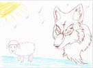 Gilles et Hugo, le loup et l agneau