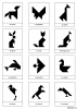 tangram silhouettes animaux