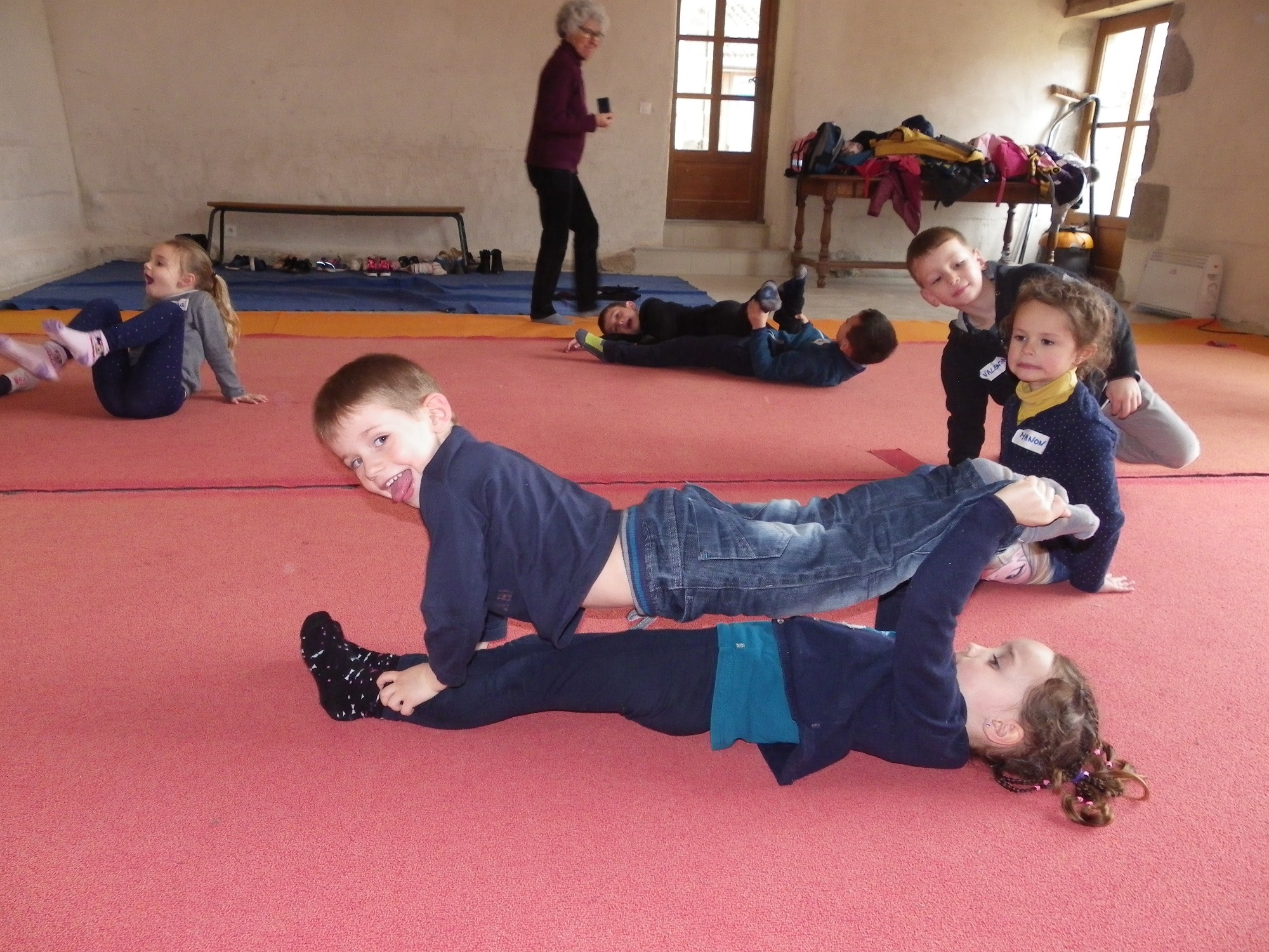 Première journée à Lathus Ecole SainteSophie de Saint Jean d'Angély
