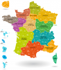 France départements et régions